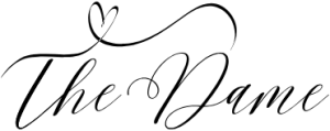 the dame logo small black transparent